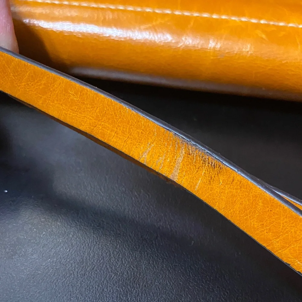 Vintage Leather Wristlet Wallet